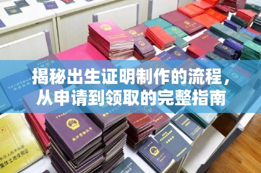 广丰揭秘出生证明制作的流程，从申请到领取的完整指南