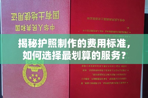 广丰揭秘护照制作的费用标准，如何选择最划算的服务？