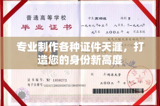 广丰专业制作各种证件天涯，打造您的身份新高度