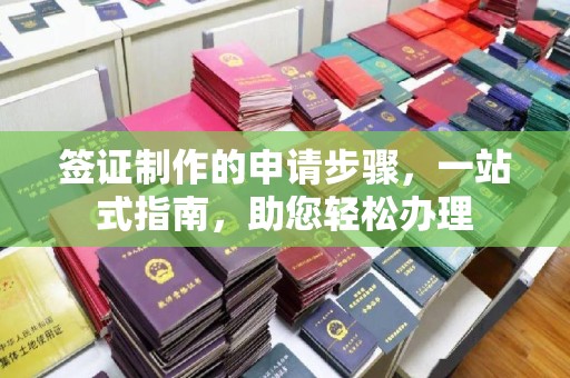 广丰签证制作的申请步骤，一站式指南，助您轻松办理