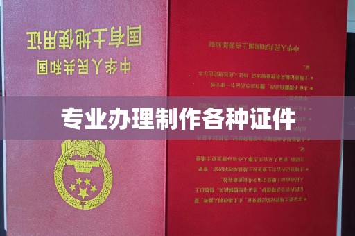 广丰专业办理制作各种证件